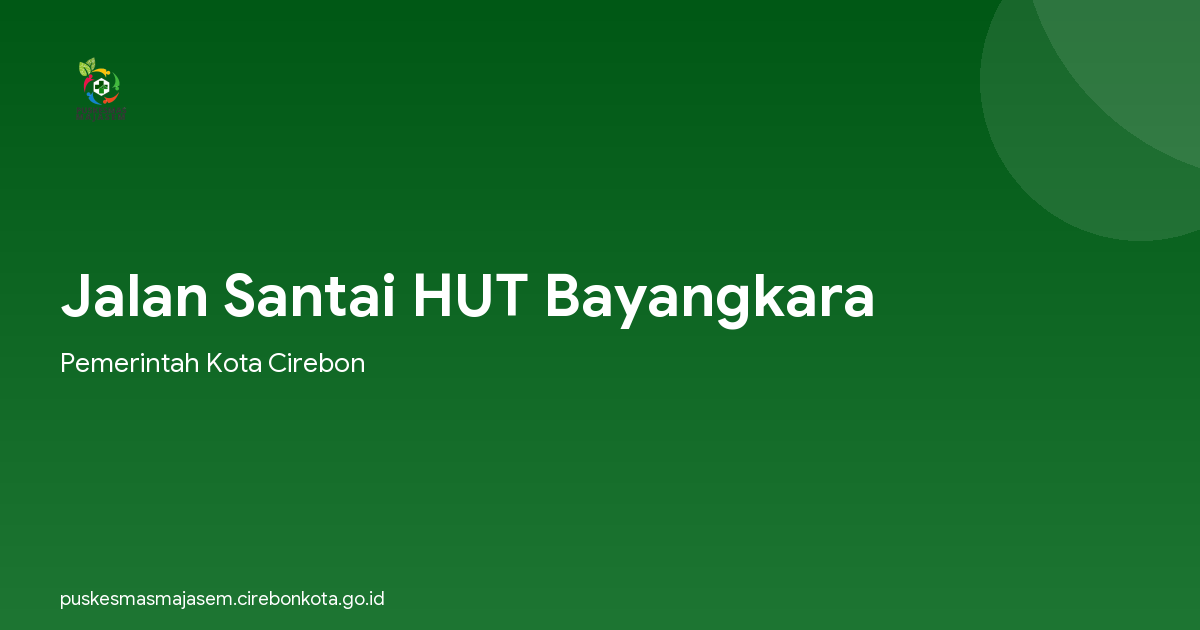 Jalan Santai HUT Bayangkara