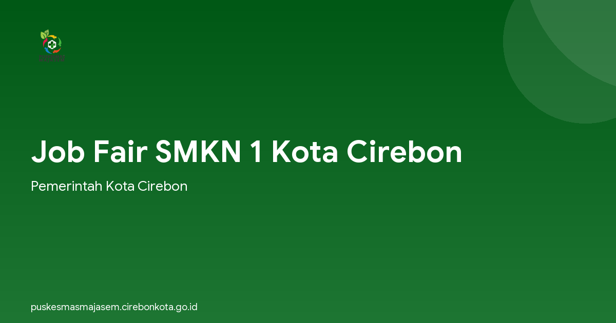 Job Fair SMKN 1 Kota Cirebon
