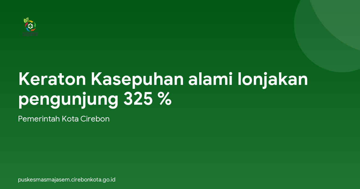 Keraton Kasepuhan alami lonjakan pengunjung 325 %