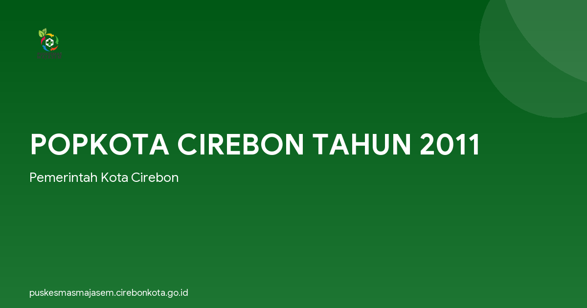 POPKOTA CIREBON TAHUN 2011