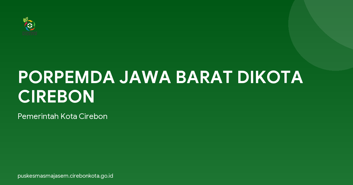 PORPEMDA JAWA BARAT DIKOTA CIREBON