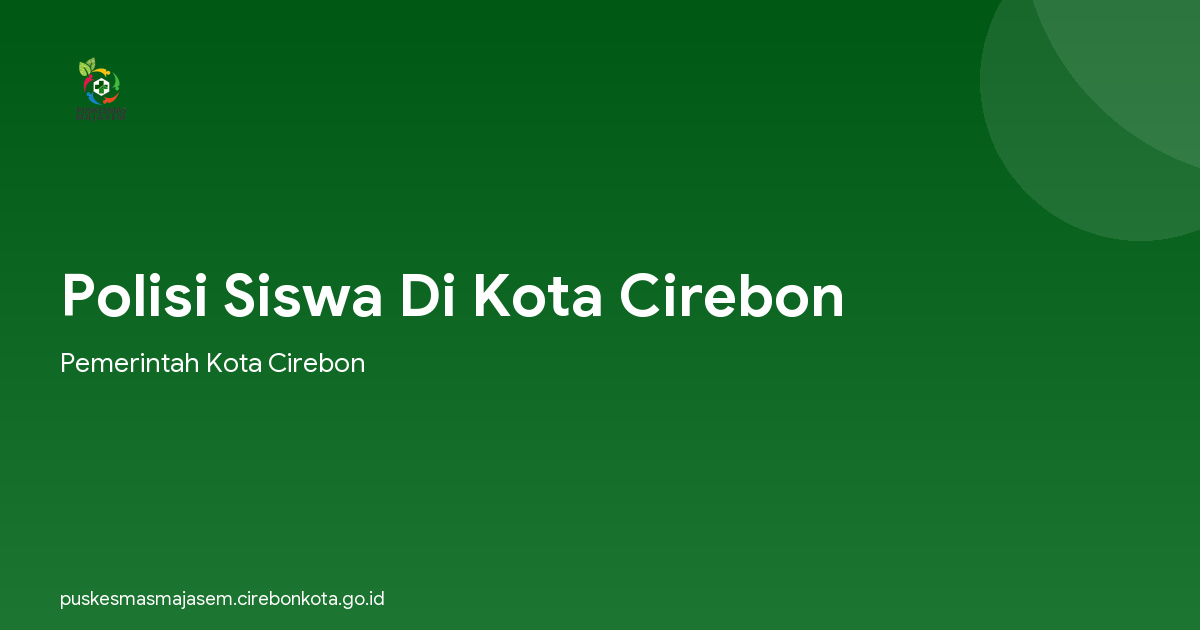 Polisi Siswa Di Kota Cirebon