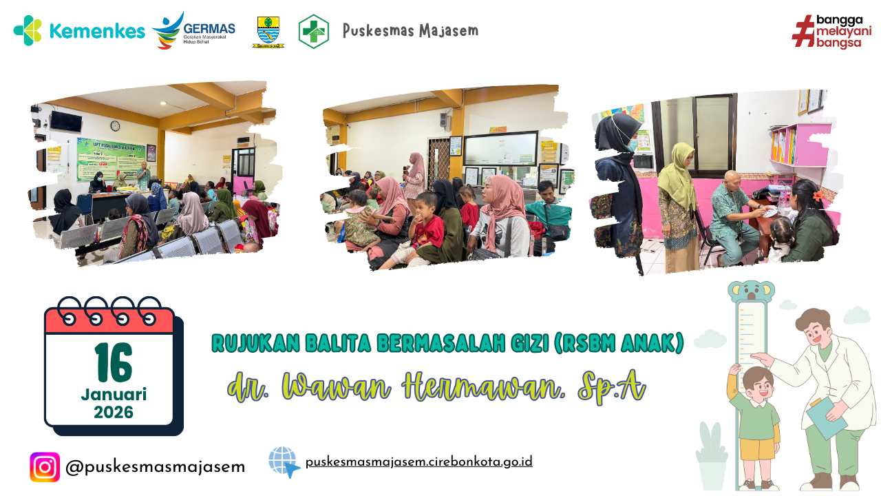 Rujukan balita bermasalah GIZi yang mendapatkan PMT Lokal Ke RSBM